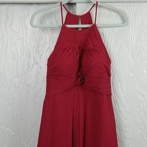 NWT..A.W. BRIDAL..dark red bridesmaid dress